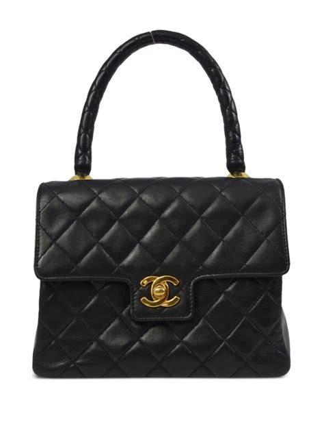 chanel diamond quilted tote bag|authentic chanel tote bag.